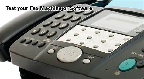 test fax machine online free